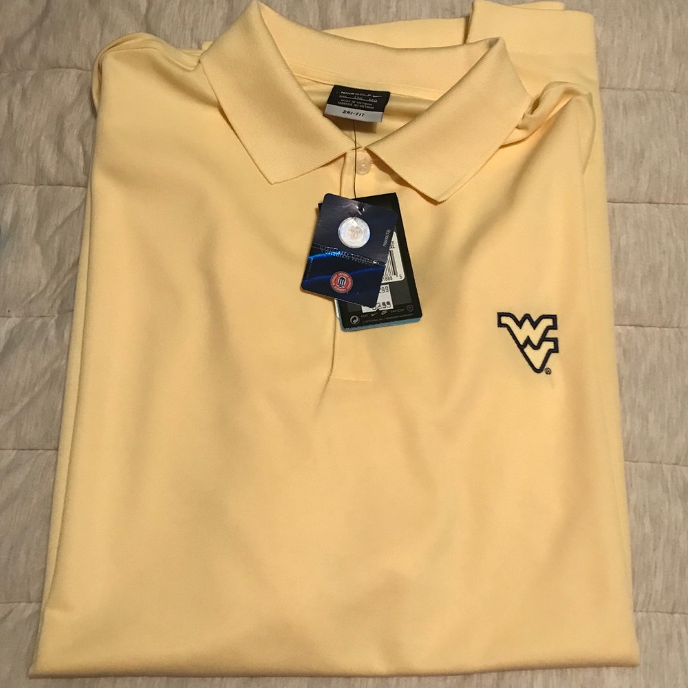 West Virginia golf polo